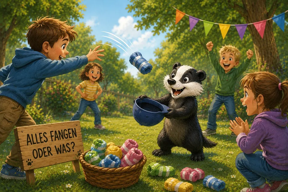 Alles fangen oder was: Spielidee für Kinder und Familien