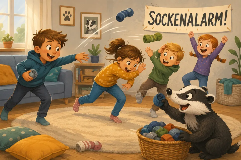 Sockenalarm: Spielidee für Kinder und Familien
